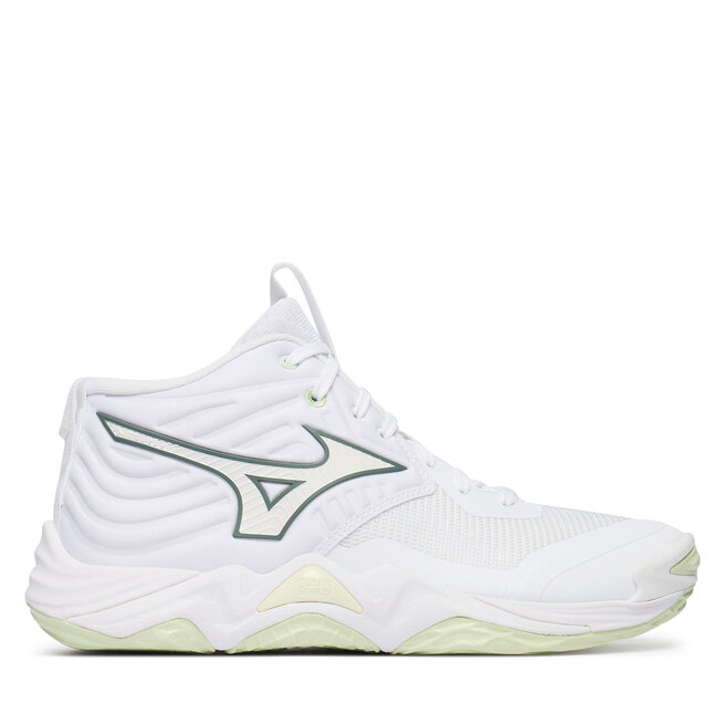 Buty halowe Mizuno Wave Momentum Elite Mid V1GC2517 Biały - kobiece