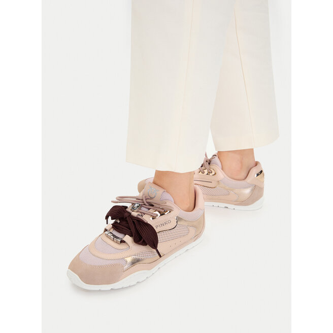 Sneakersy PINKO Yulia 01 SS0185 P020 Różowy - kobiece