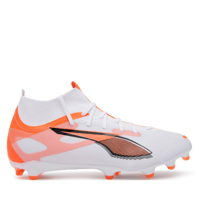 Buty do piłki nożnej Puma Ultra 5 Match+ Fg/Ag 108162 01 Biały - męskie