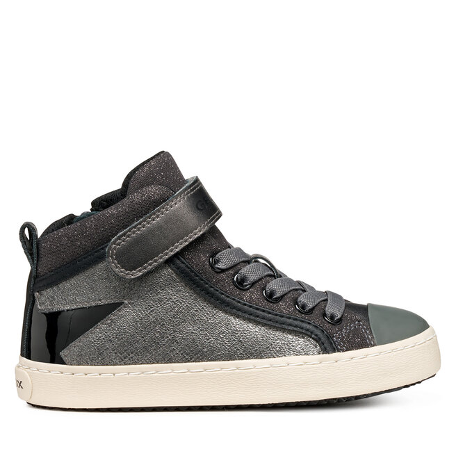 Sneakersy Geox J Kalispera J944GM 0NFGN C1048 M Szary - dziewczęce
