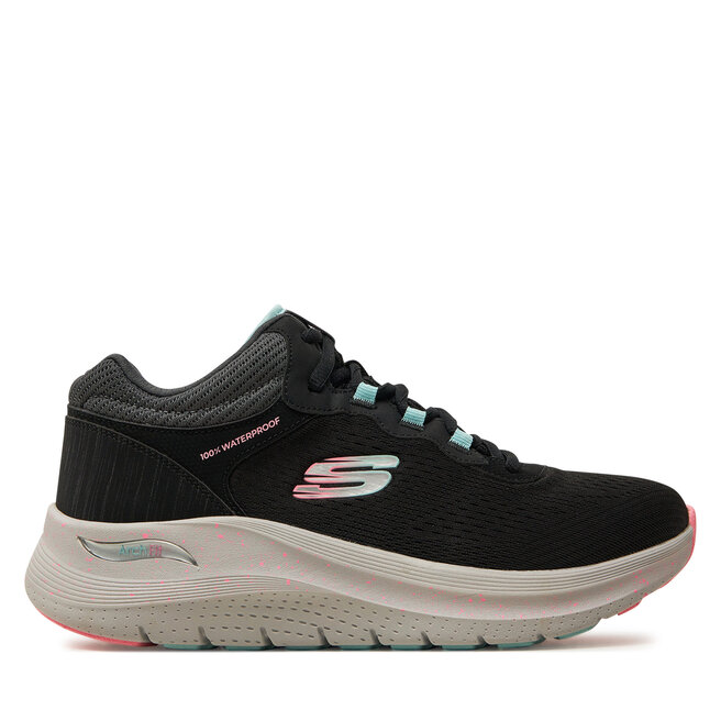 Sneakersy Skechers Arch Fit 2.0 Rainy Days 150194 BKMT Szary - kobiece