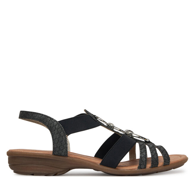 Sandały Remonte R3605-45 Czarny - kobiece