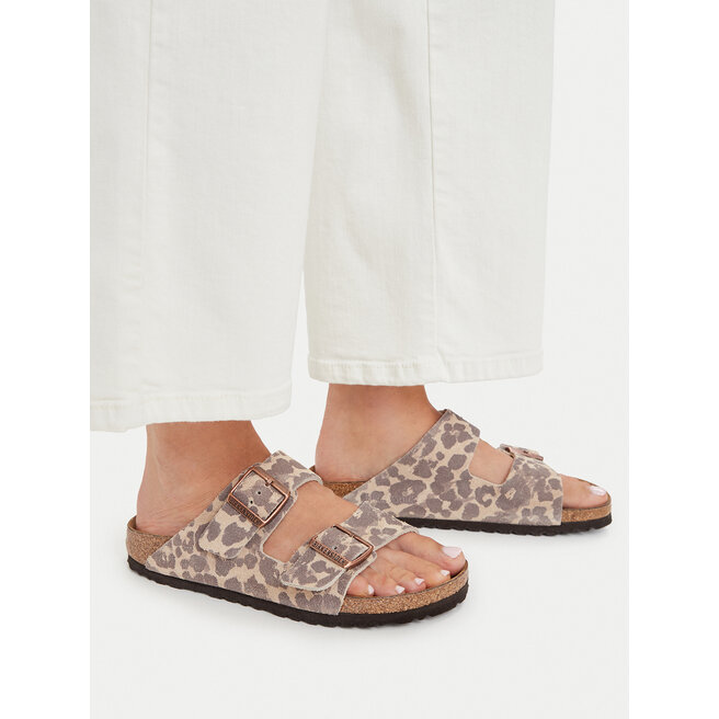 Klapki Birkenstock Arizona Print 1033330 Brązowy jasny -