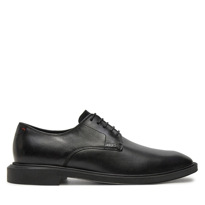 Półbuty Hugo Gryff Derb Lt 50529049 Czarny - męskie