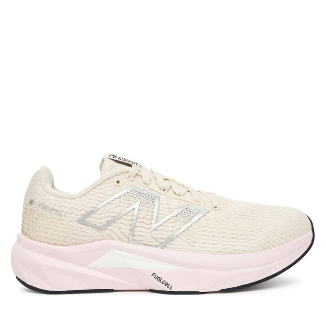 Buty do biegania New Balance FuelCell Propel v5 WFCPRCS5 Écru - kobiece