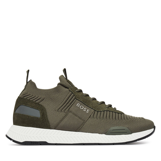Sneakersy BOSS Titanium 50498245 Zielony - męskie