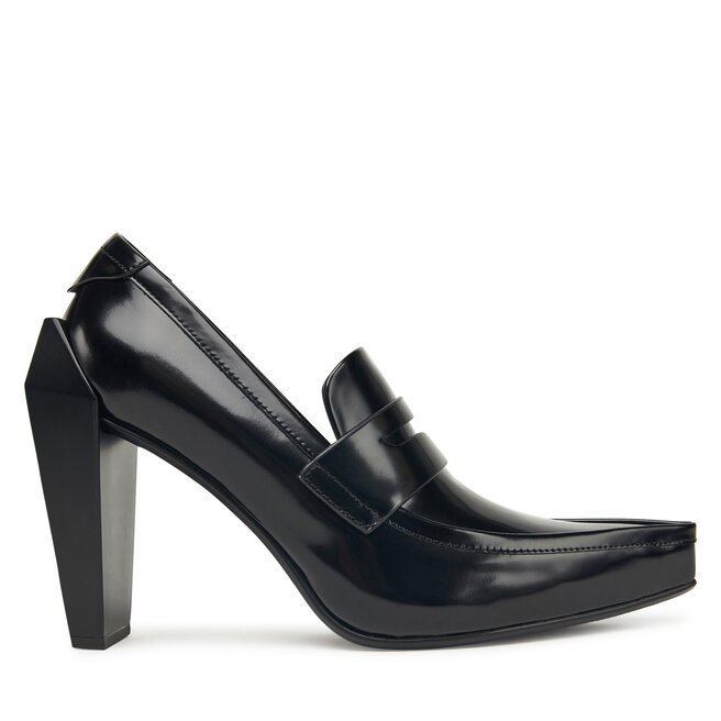 Półbuty United Nude Gem Loafer Hi 1095501119 Czarny - kobiece