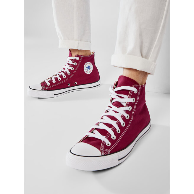 Trampki Converse All Star Hi Maroon M9613 Bordowy - męskie