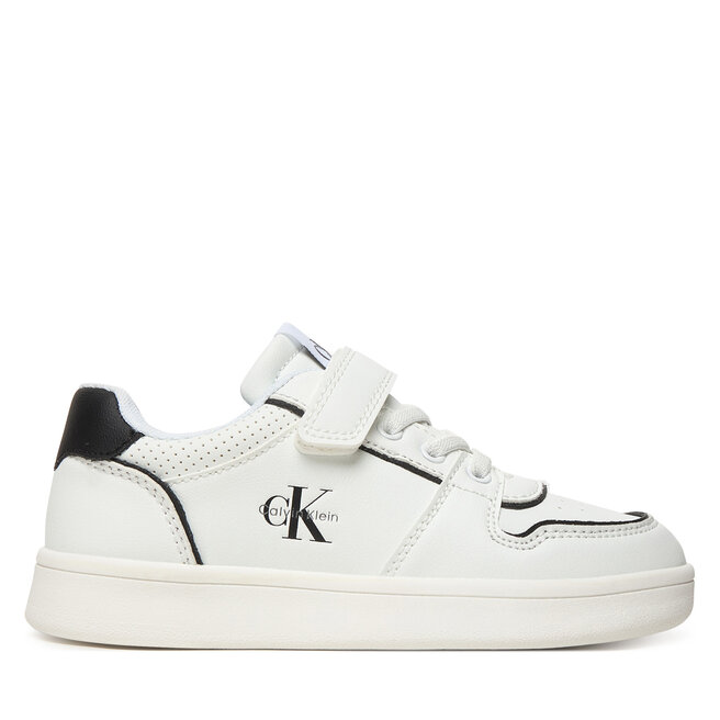 Sneakersy Calvin Klein Low Cut Lace-Up/Velcro V1X9-83278-1355 S Biały - chłopięce