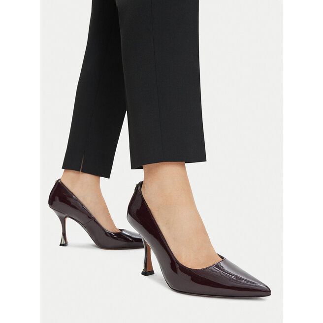 Czółenka Nine West CEO-AMANI-01 Bordowy - kobiece