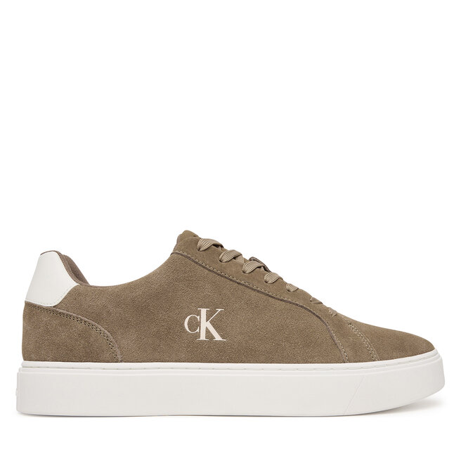 Sneakersy Calvin Klein Classic Cupsole Laceup Su YM0YM01434 Beżowy - męskie