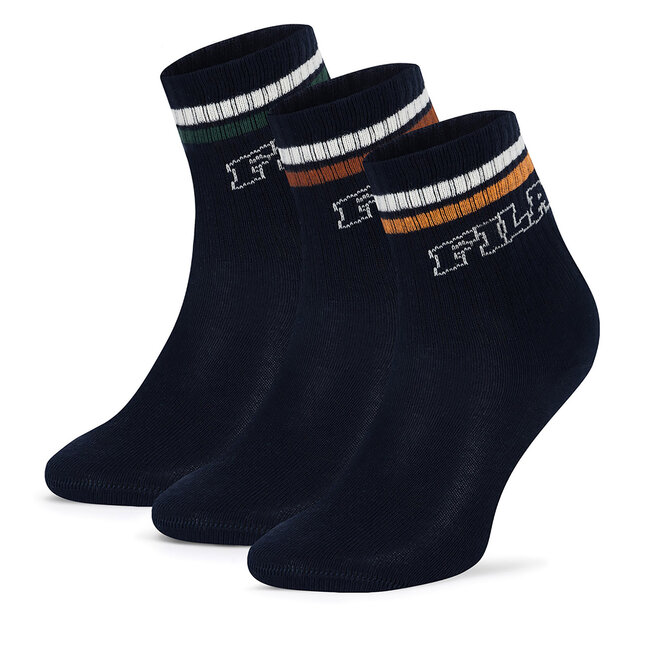Skarpety długie Fila F8080-AW24 (3-pack) Granatowy - dziecięce