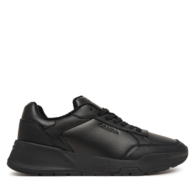 Sneakersy Calvin Klein City Runner Laceup Lth Mix HM0HM02309 Czarny - męskie