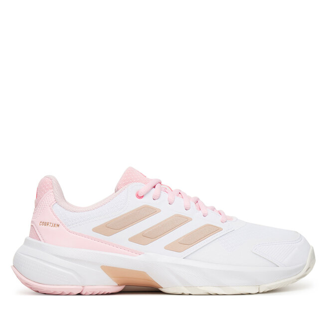 Buty do tenisa adidas Courtjam Control 3 JP9739 Biały - kobiece