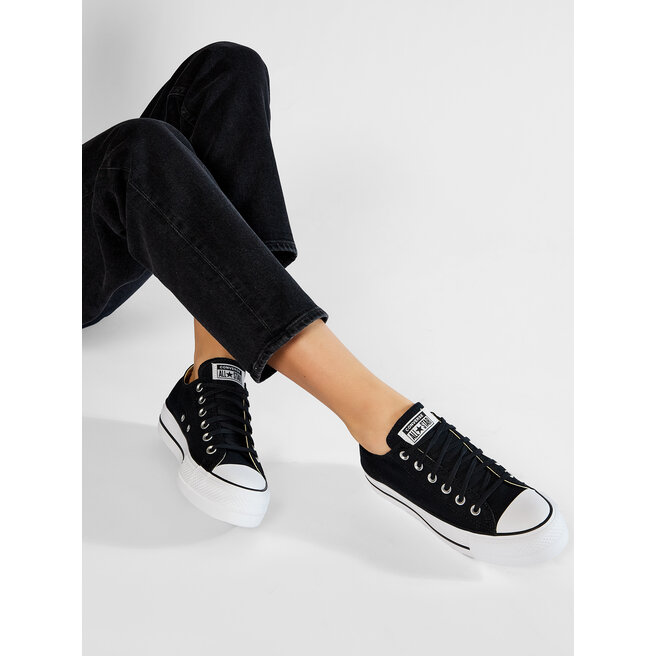 Trampki Converse Chuck Taylor All Star Lift Ox 560250C Czarny - kobiece