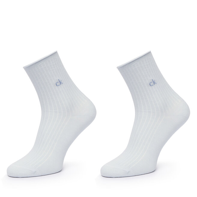 Skarpety długie Calvin Klein 701229681 Niebieski jasny - kobiece