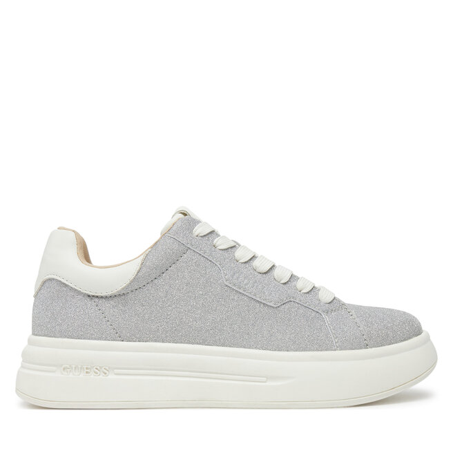 Sneakersy Guess FLPWIN LEL12 Srebrny - kobiece