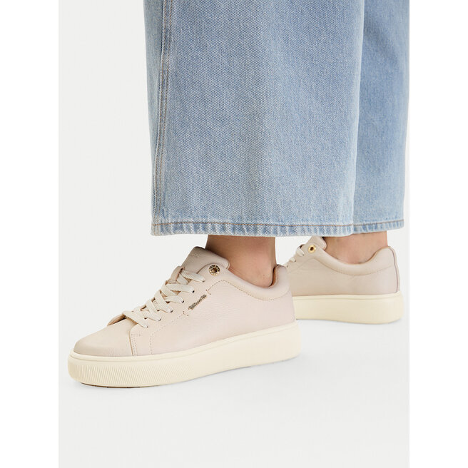 Sneakersy Tamaris 1-23736-42 Écru - kobiece