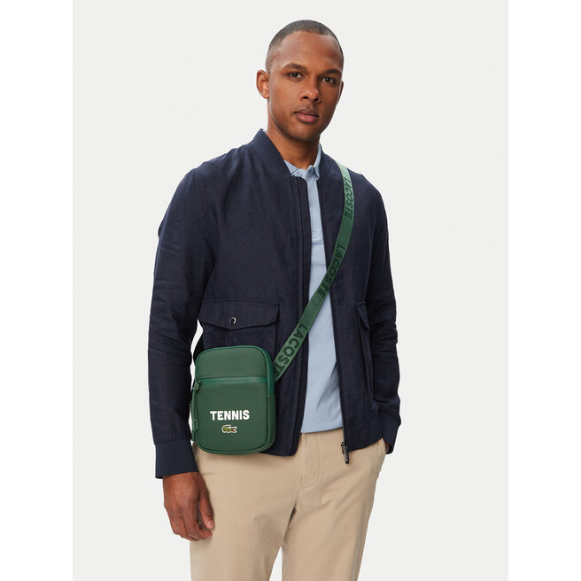 Saszetka Lacoste NH5289TX Zielony -