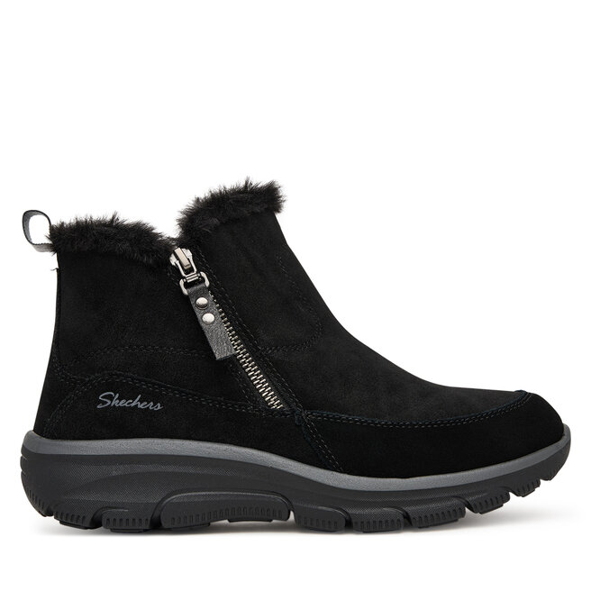 Botki Skechers Easy Going 167862/BLK Czarny - kobiece