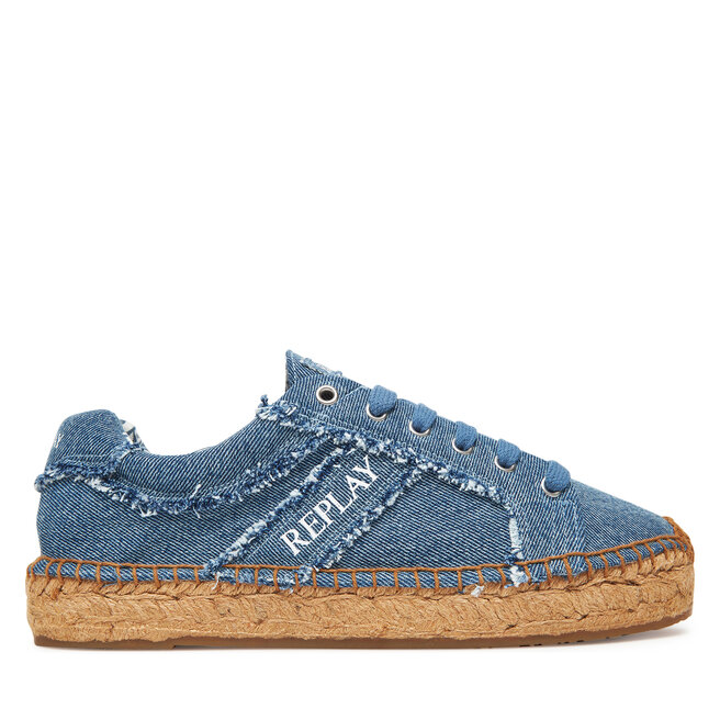 Espadryle REPLAY GWF22 .000.C0088T Niebieski - kobiece