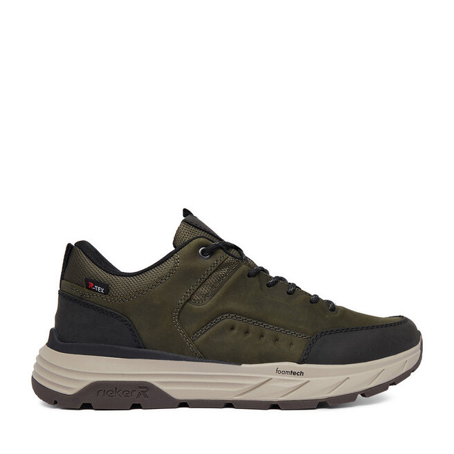 Sneakersy Rieker CEO-06103-54 Zielony ciemny - męskie