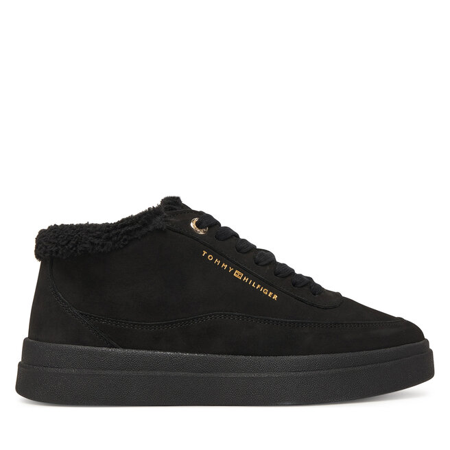 Sneakersy Tommy Hilfiger Modern Court Sneaker Mc Wl FW0FW09000 Czarny - kobiece