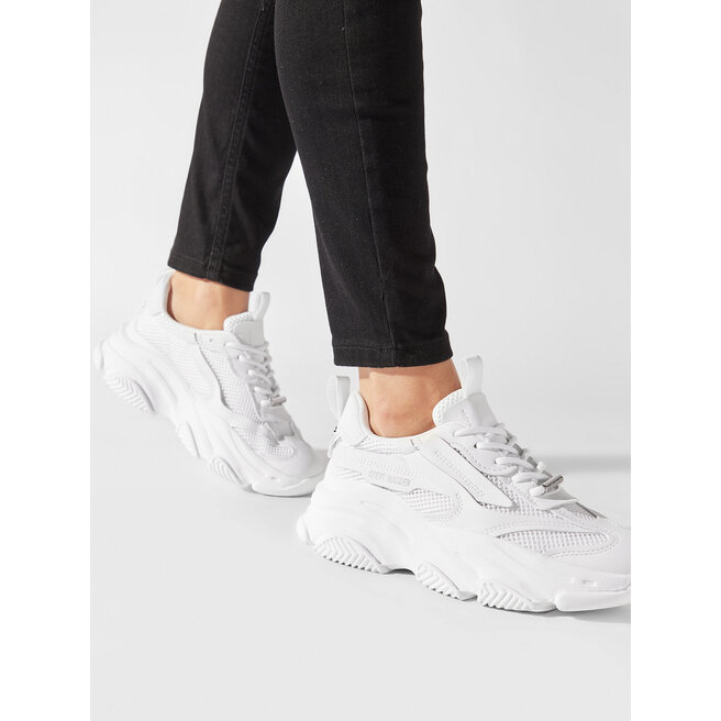 Sneakersy Steve Madden Possession-E Sneaker SM19000033 SM19000033-002 Biały - kobiece