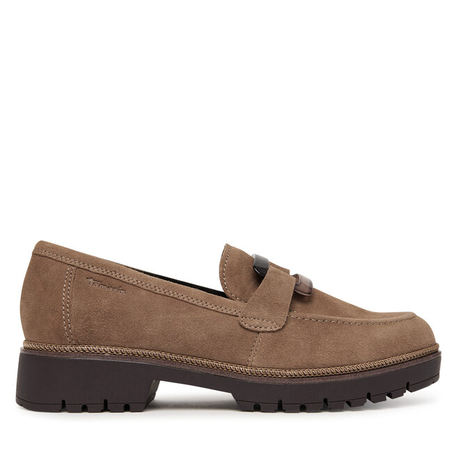 Loafersy Tamaris 1-24722-43 Beżowy - kobiece