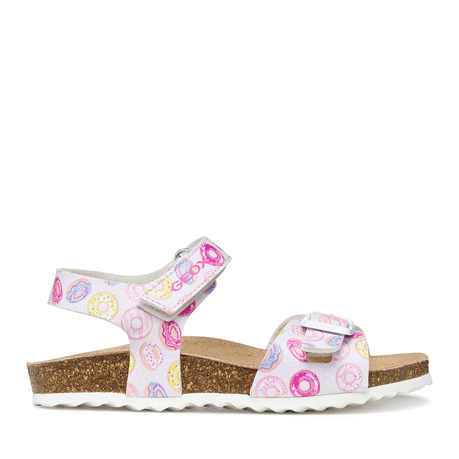 Sandały Geox J Adriel Girl J028MC 00004 C1Z8D S Różowy - dziewczęce