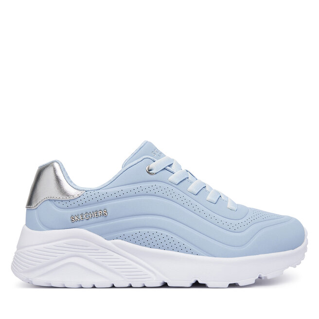 Sneakersy Skechers UNO Lite - Ombre Wave 310818L Niebieski jasny - chłopięce