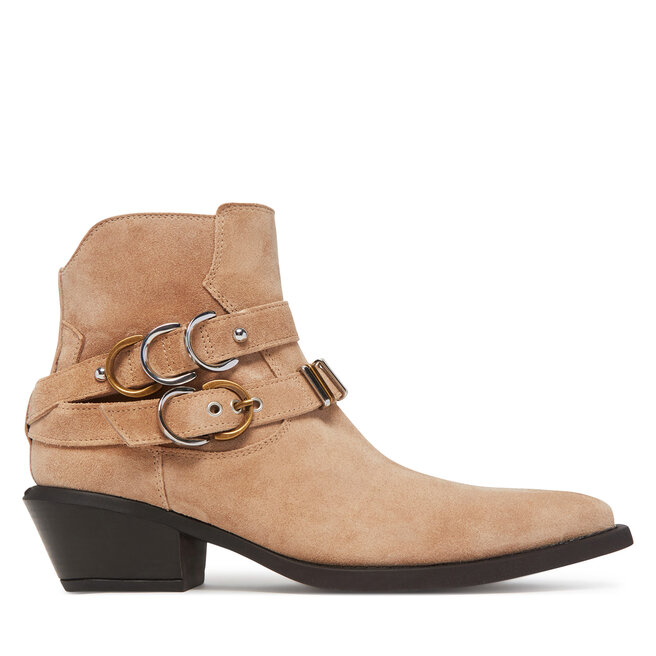 Kowbojki PINKO Tex 13 SD0343 P002 Beżowy - kobiece
