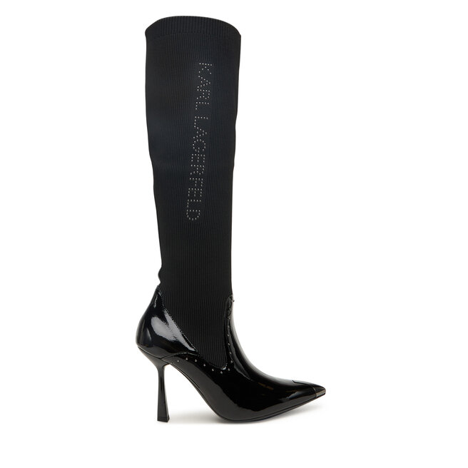 Kozaki KARL LAGERFELD KL31373 Czarny - kobiece