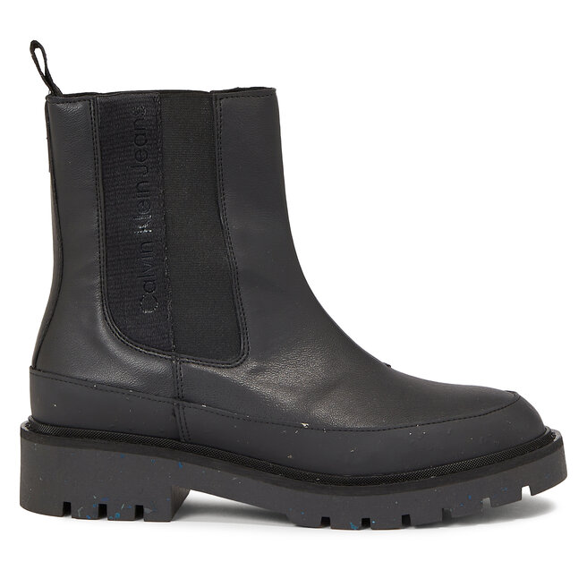 Sztyblety Calvin Klein Jeans Combat Mid Chelsea Wn YW0YW01254 Czarny - kobiece