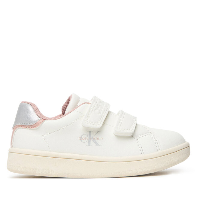 Sneakersy Calvin Klein Low Cut Velcro Sneaker V1A9-83382-1355 M Biały - chłopięce