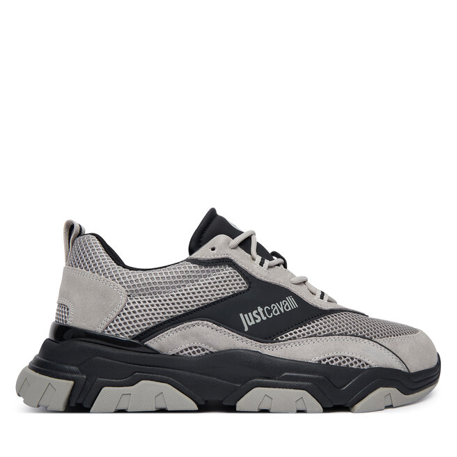 Sneakersy Just Cavalli 81QA3SH1 ZPC41 Szary - męskie