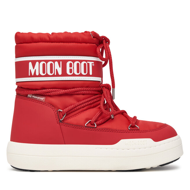 Śniegowce Moon Boot Jr Park Boot 80D3440020 S Czerwony - dziewczęce
