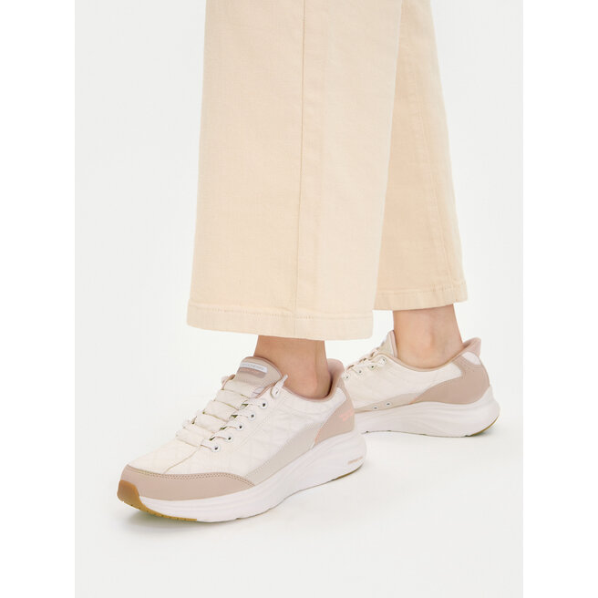 Sneakersy Skechers Contour Foam - Cozy Fit 150404/NTTP Beżowy - kobiece