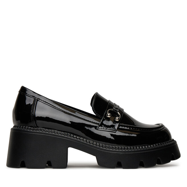 Loafersy DeeZee HLD-2016-1 Czarny - kobiece