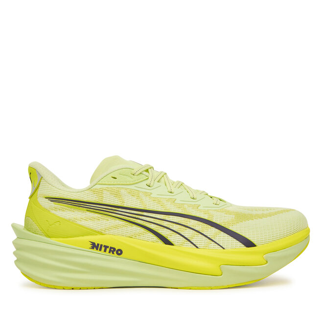 Buty do biegania Puma Deviate Nitro 4 312123 04 Zielony - męskie