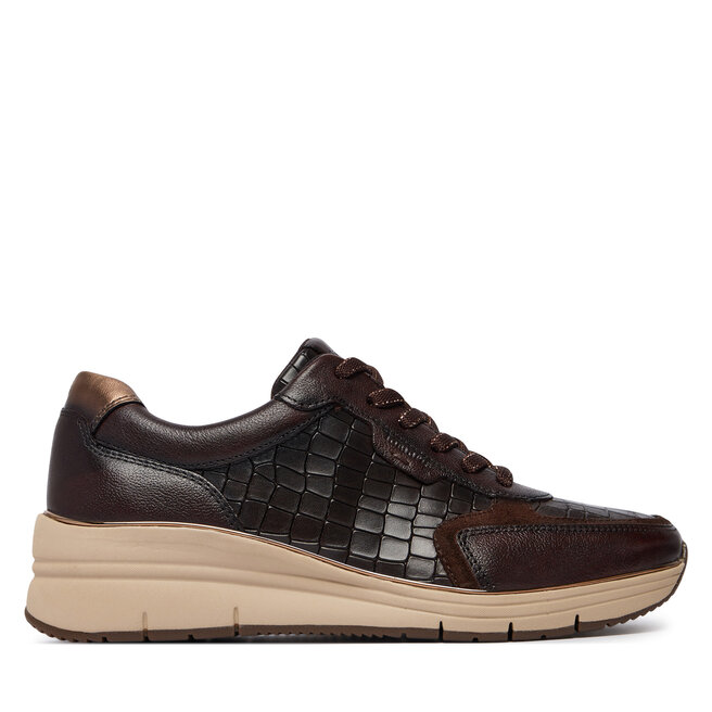 Sneakersy Tamaris 1-23719-47 Brązowy - kobiece