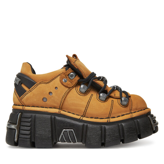 Sneakersy NEW ROCK M-120N-C60 Żółty - kobiece
