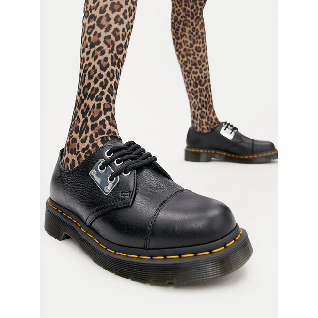 Glany Dr. Martens 1461 Metal Plate 31684001 Czarny -