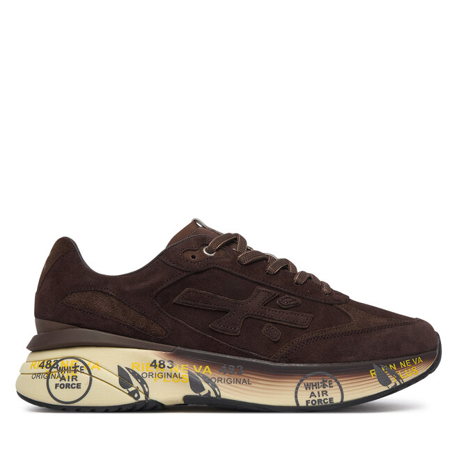 Sneakersy Premiata Moerun Var 8636 Brązowy ciemny - męskie