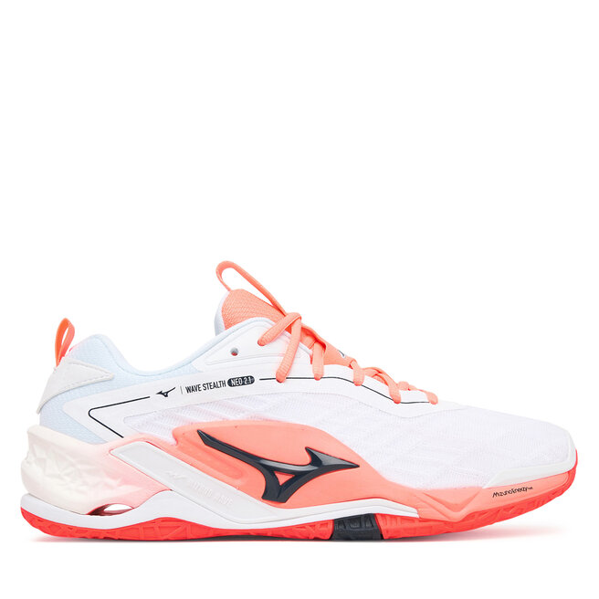 Buty halowe Mizuno Wave Stealth Neo 2.1 X1GA2640 Biały - męskie