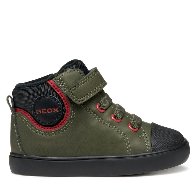 Sneakersy Geox B Gisli B461NC 0MEFU C0450 Khaki - chłopięce
