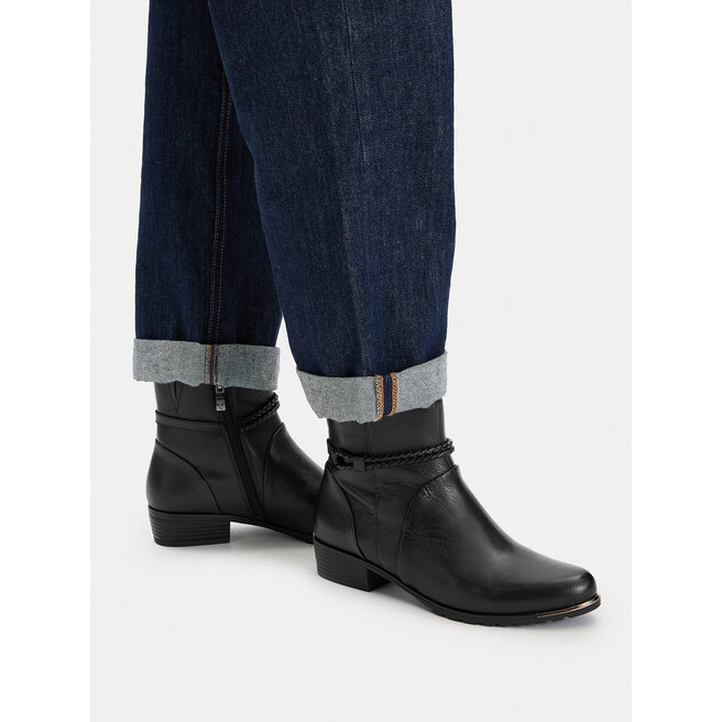 Botki Caprice 9-25404-45 Czarny - kobiece
