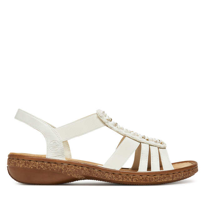 Sandały Rieker 62809-60 Biały - kobiece