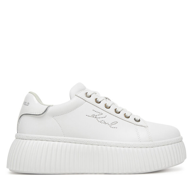 Sneakersy KARL LAGERFELD KL42318E Biały - kobiece