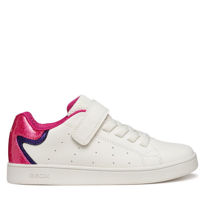 Sneakersy Geox J Eclyper J36LRA 0BCKC C0563 S Biały - dziewczęce